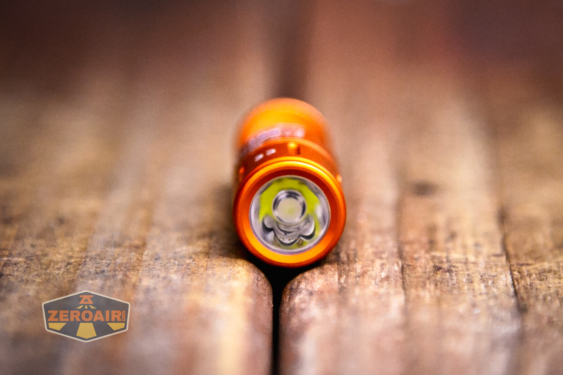 Skilhunt EK1 keychain flashlight emitter and TIR