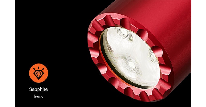 Vosteed Reylight Rook flashlight shaped bezel