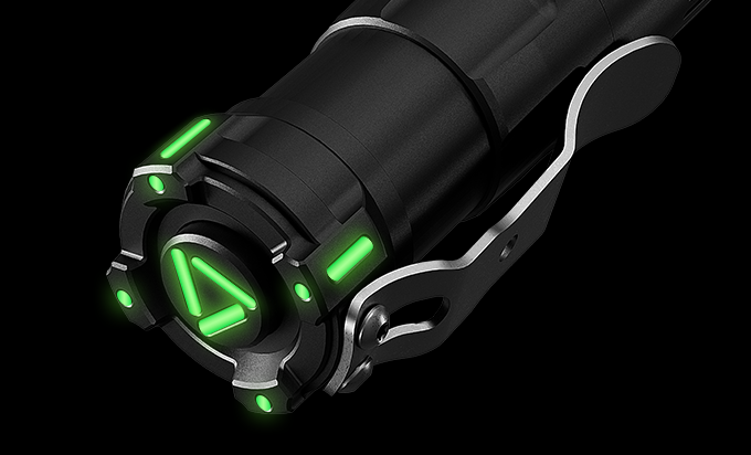 Vosteed Reylight Rook flashlight tritium