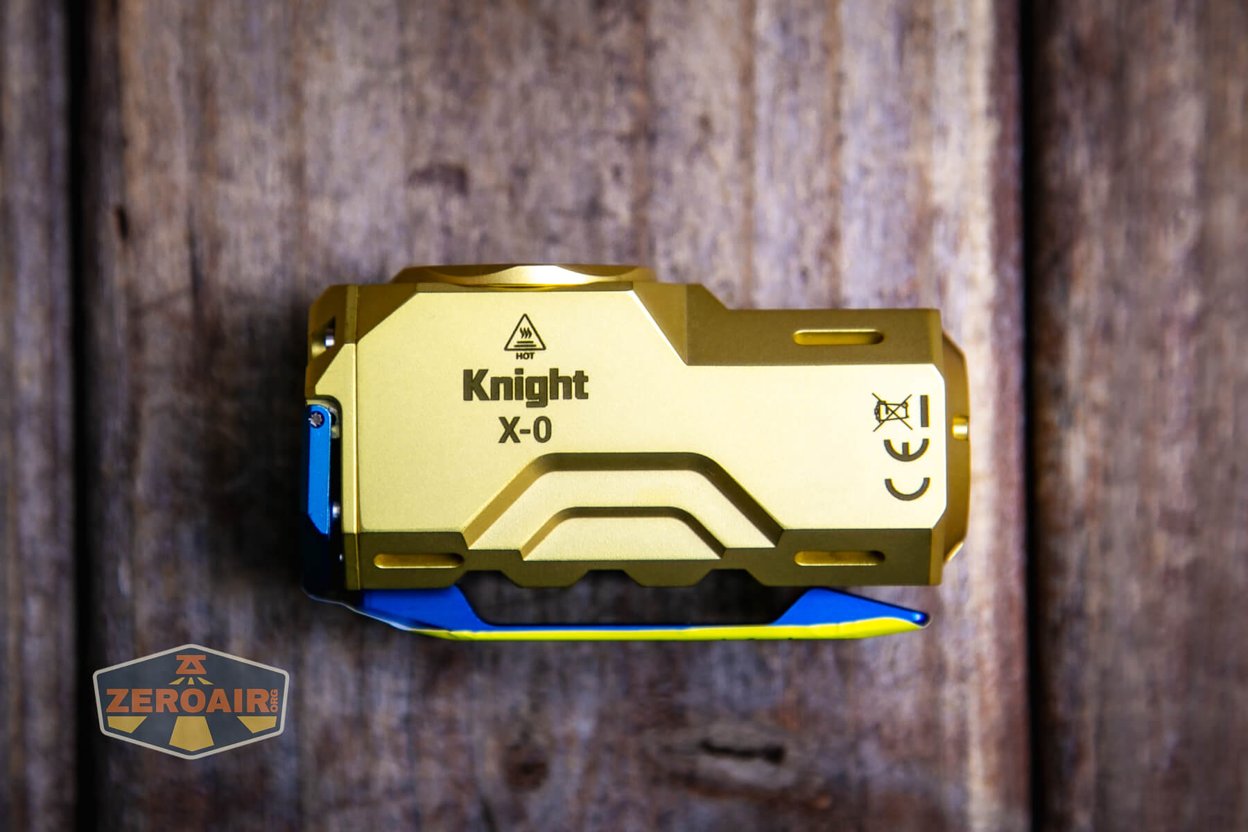 Wuben X-0 Knight brass flashlight fresh out of sealed baggie