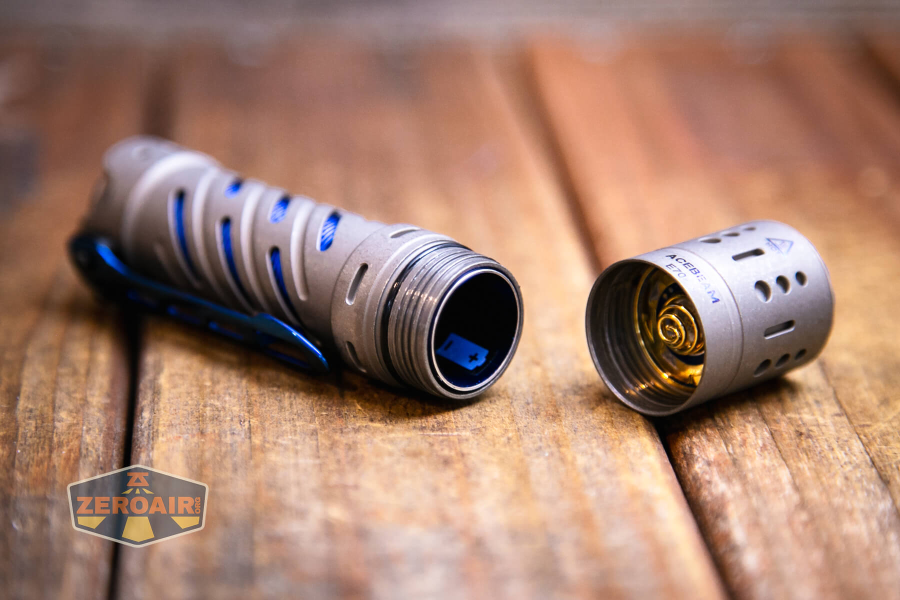 Acebeam E70 Mini Titanium Flashlight Review - ZeroAir Reviews