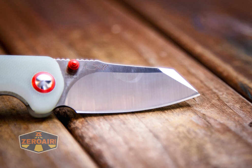 CJRB Maileah J1918 knife flat grind