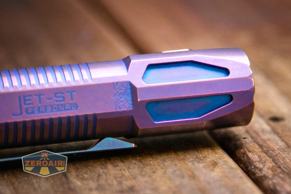 JETBeam Jet-ST Personal Flashlight head detail