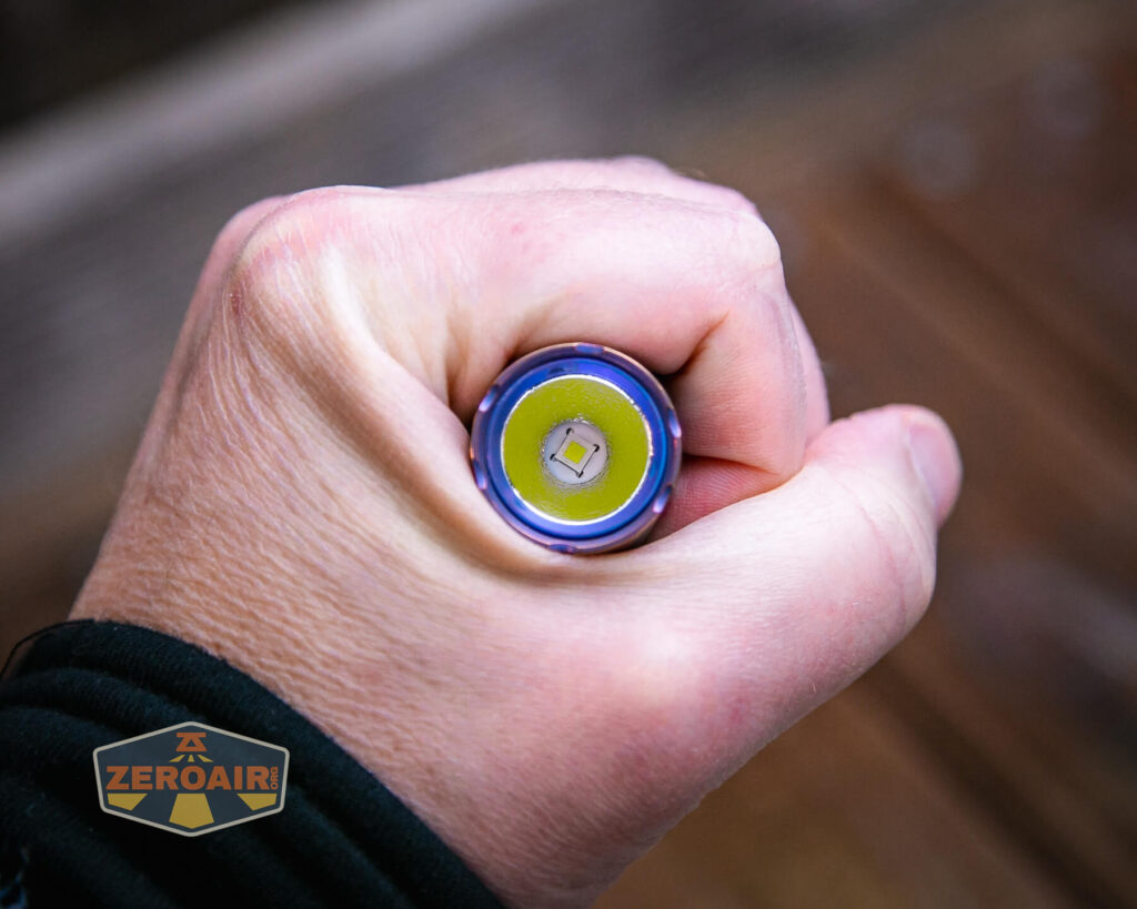 JETBeam Jet-ST Personal Flashlight in hand