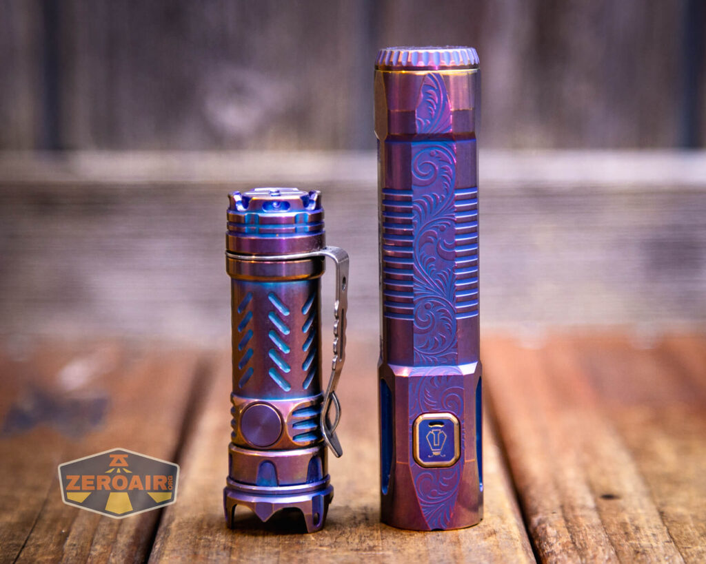 JETBeam Jet-ST Personal Flashlight with other JETBeam light