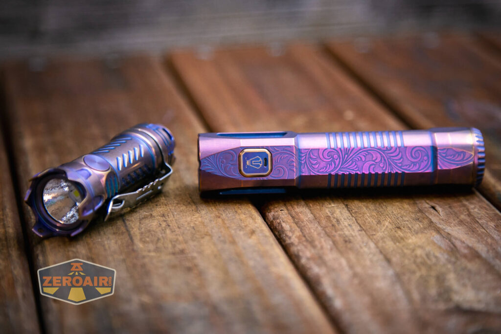 JETBeam Jet-ST Personal Flashlight with other JETBeam light