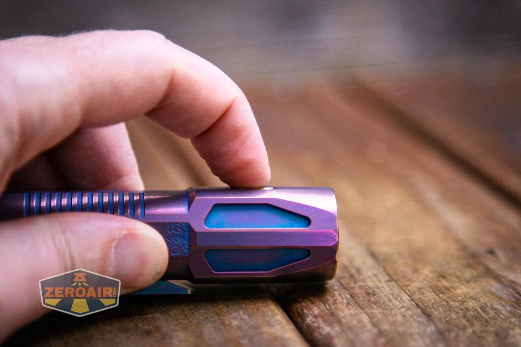 JETBeam Jet-ST Personal Flashlight e-switch actuation