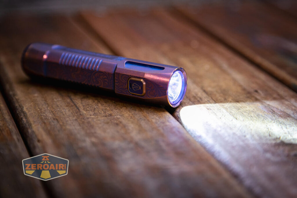 JETBeam Jet-ST Personal Flashlight emitter on