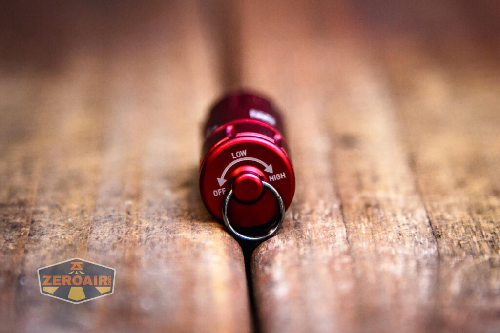 Olight iThx Keychain flashlight split ring