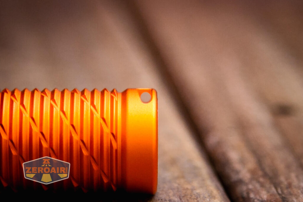 Olight Perun 2 Mini Headlamp lanyard hole