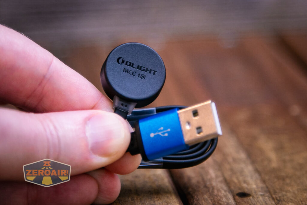 Olight Perun 2 Mini Headlamp charging cable