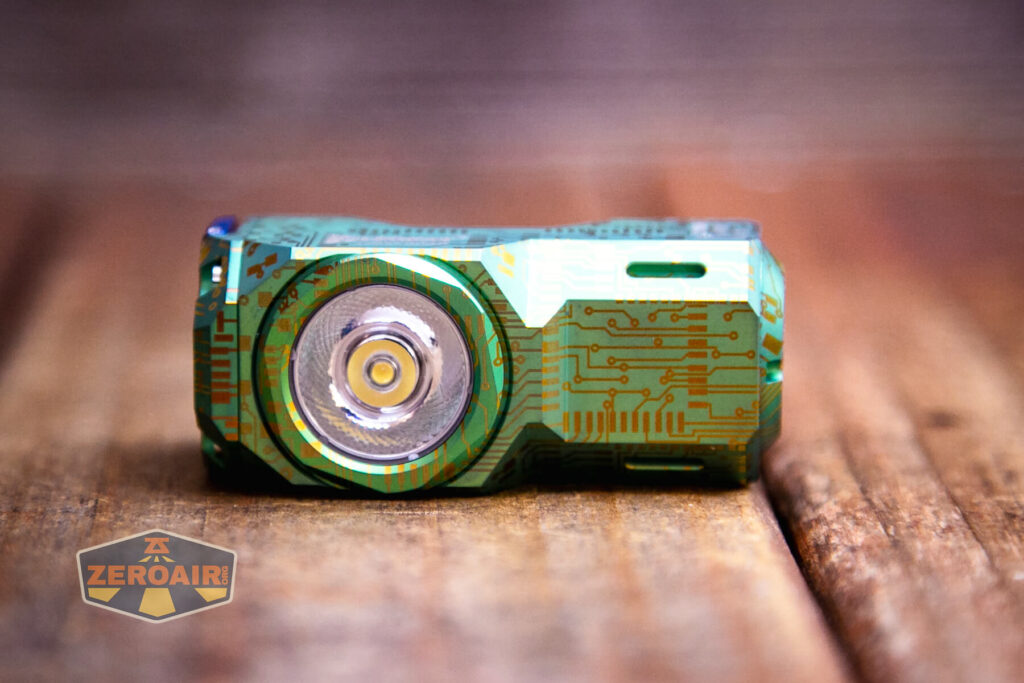 Wuben X-0 Knight titanium flashlight emitter