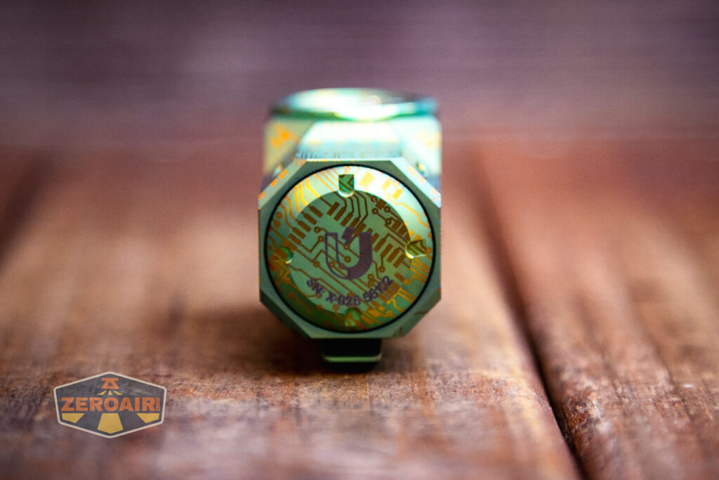 Wuben X-0 Knight titanium flashlight tailcap