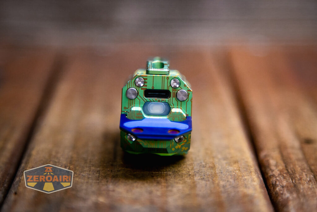 Wuben X-0 Knight titanium flashlight charging port