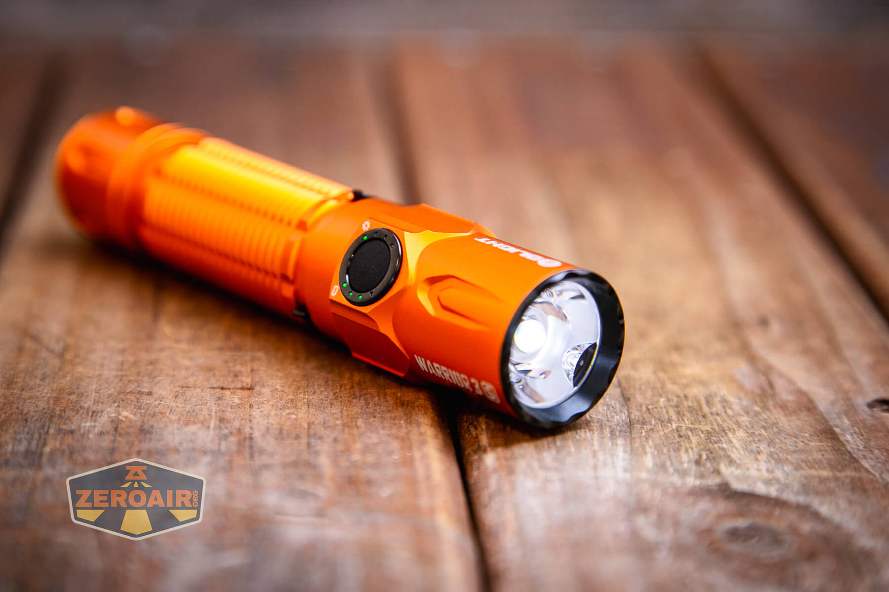 Olight Warrior 3S Orange Flashlight Review - ZeroAir Reviews