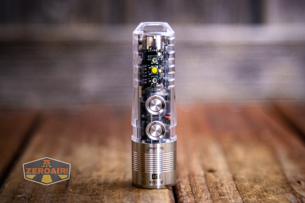 RovyVon A28 keychain flashlight pocket clip