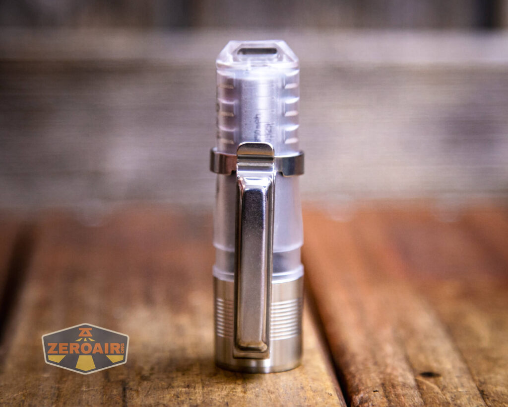 RovyVon A28 keychain flashlight pocket clip WRONG