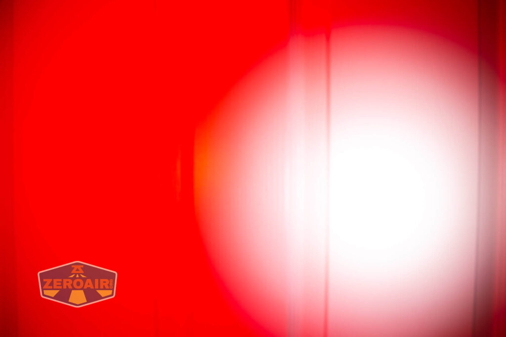 beamshots on door (at 1') compared to nichia 219b 4500K