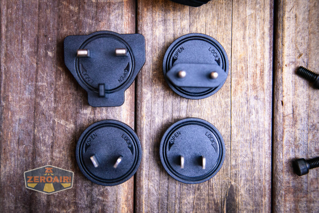 Wuben A1 Spotlight wall wart prong locational options