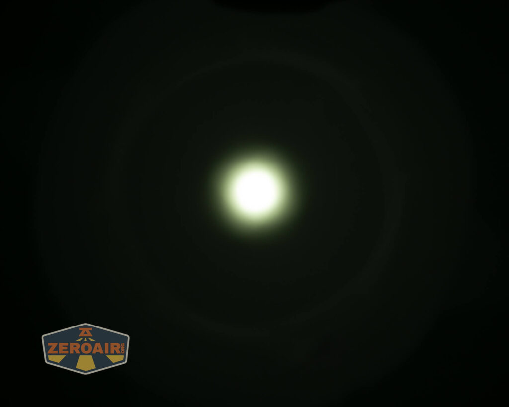 beamshots on ceiling