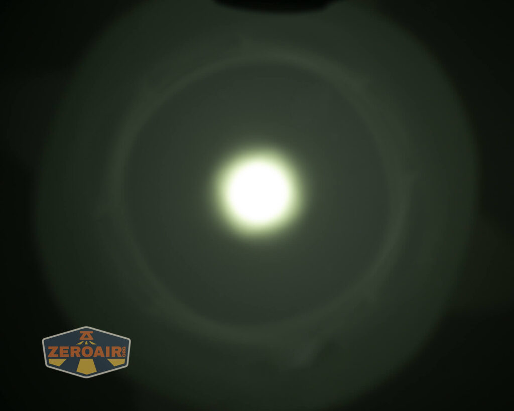 beamshots on ceiling