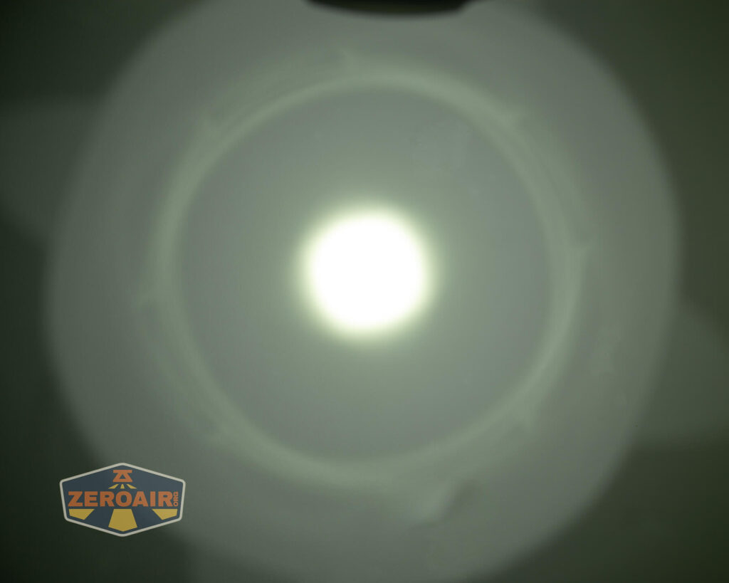 beamshots on ceiling