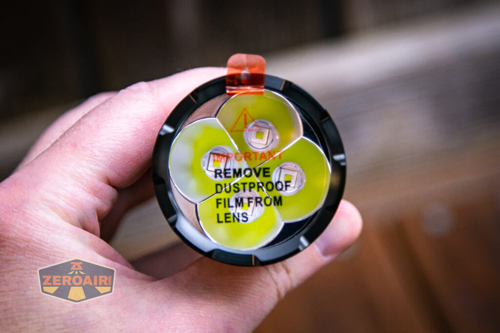 Acebeam Defender P18 tactical flashlight lens cover