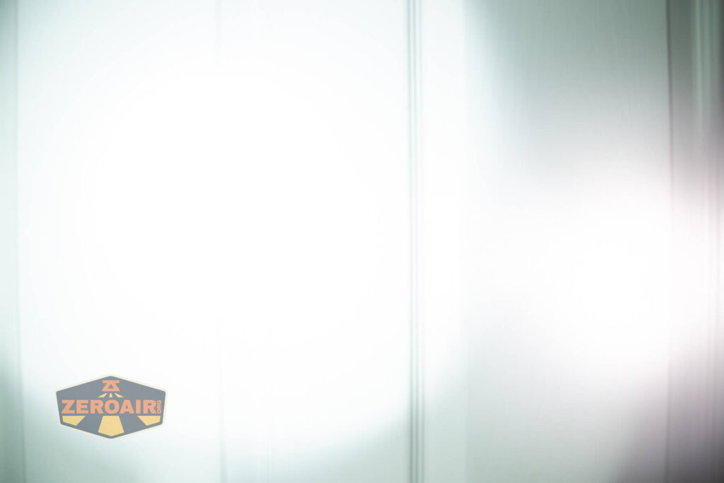 beamshots on door compared to nichia 219b