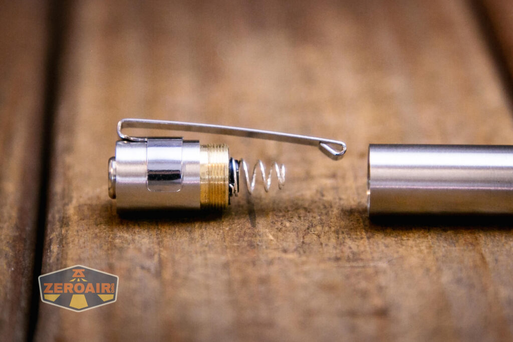 KillzoneFlashlights.com BLF-348 Nichia 519a flashlight tail spring