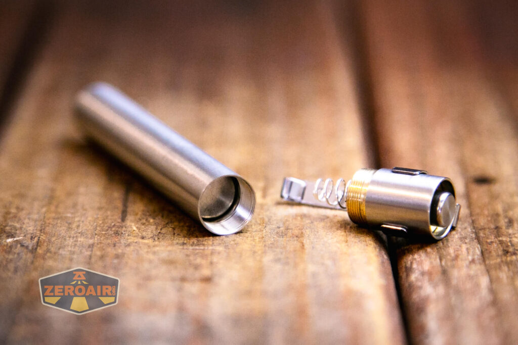 KillzoneFlashlights.com BLF-348 Nichia 519a flashlight with aaa cell installed