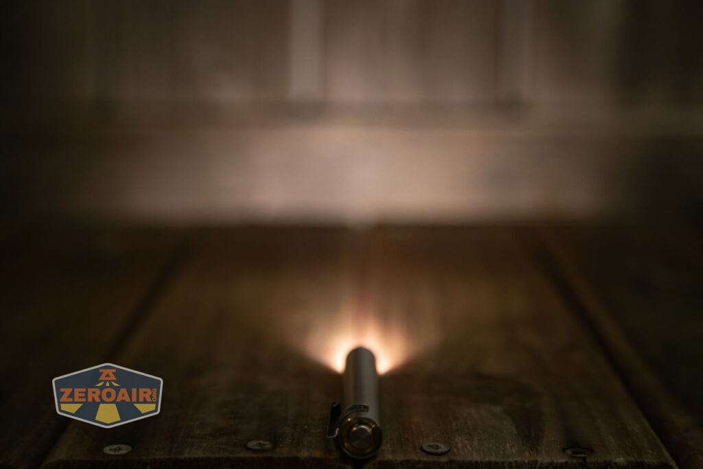 KillzoneFlashlights.com BLF-348 Nichia 519a flashlight beamshot