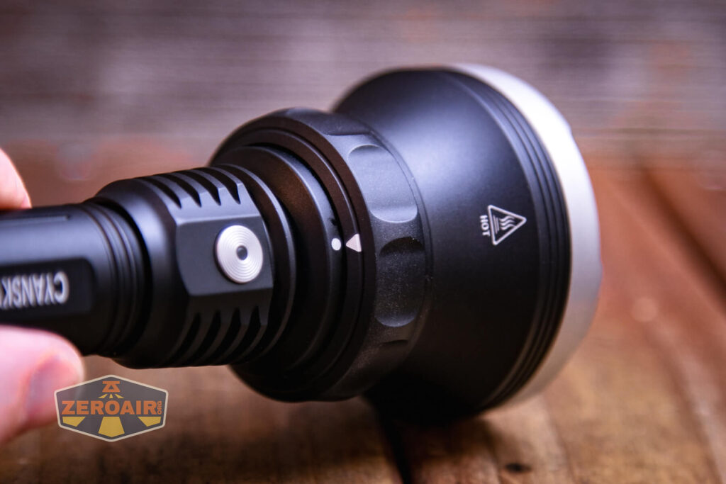 Cyansky H5GT hunting flashlight rotary emitter selector