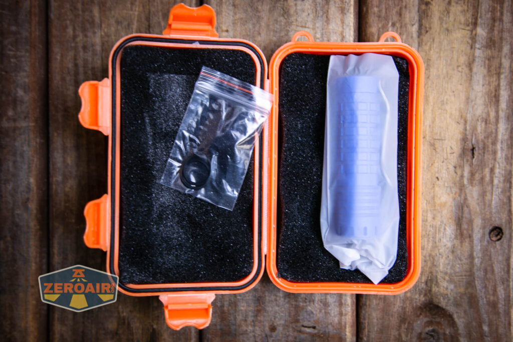 ReyLight Dawn Aluminum 18350 flashlight package