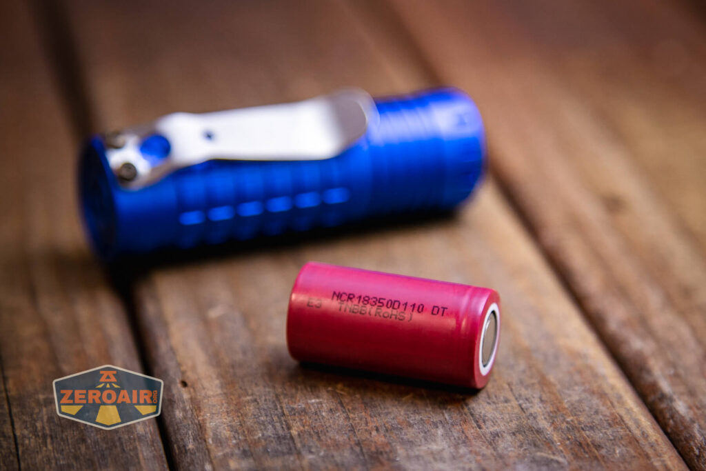 ReyLight Dawn Aluminum 18350 flashlight with included 18350