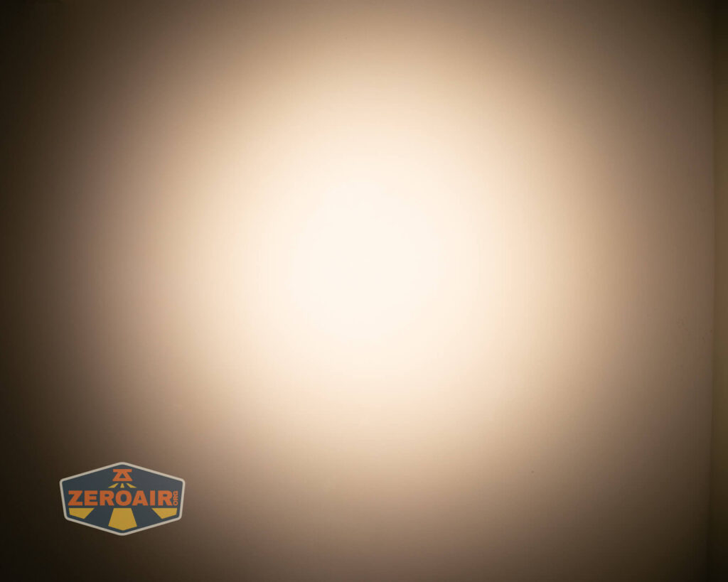 beamshots on ceiling