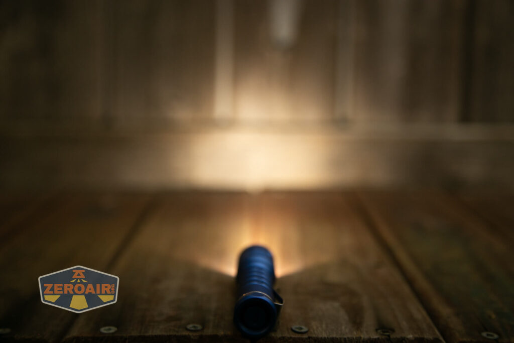 ReyLight LANapple aluminum flashlight with emitter on