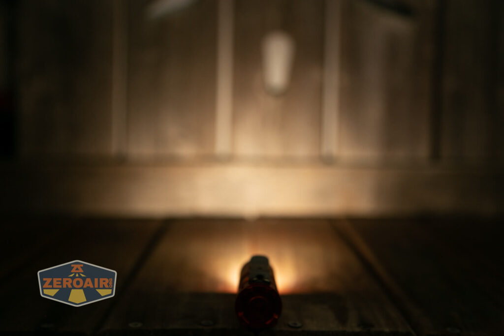 Vosteed x ReyLight Rook flashlight warm white on