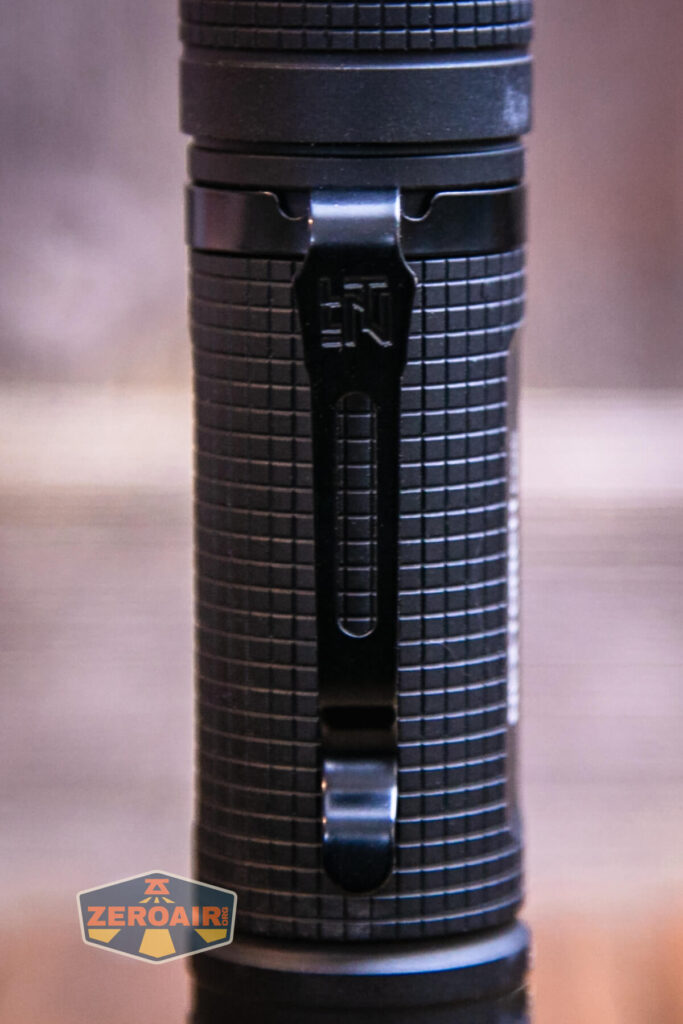 Nextorch E52C 21700 Rechargeable High Performance Flashlight pocket clip