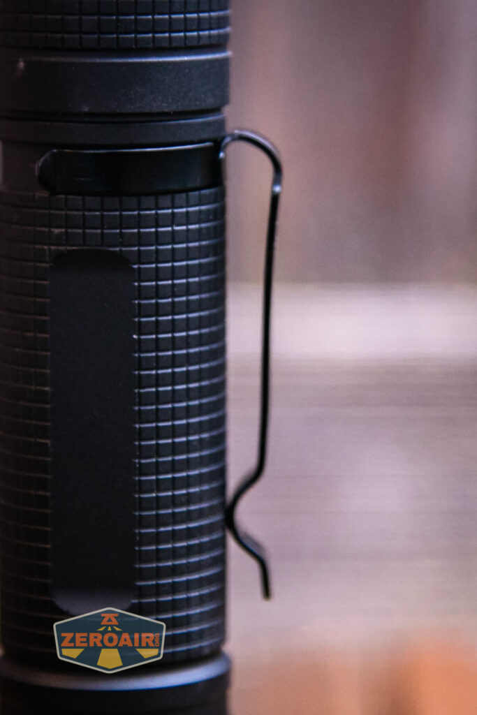 Nextorch E52C 21700 Rechargeable High Performance Flashlight pocket clip