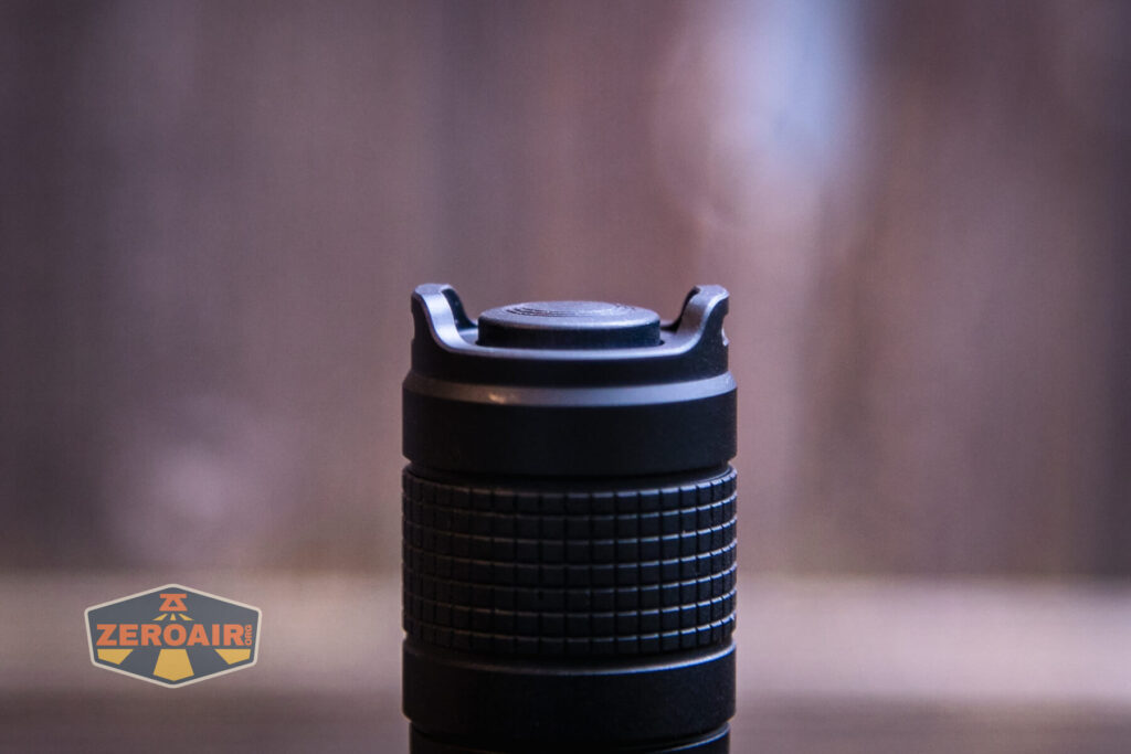 Nextorch E52C 21700 Rechargeable High Performance Flashlight tailswitch