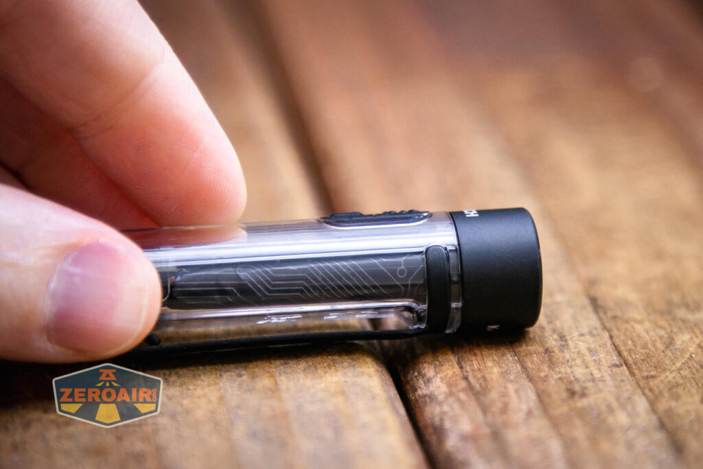Nextorch K40 keychain flashlight e-switch profile