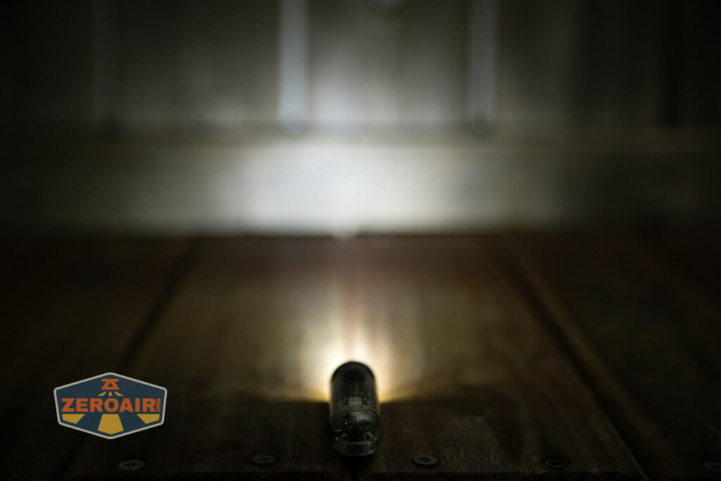 Nextorch K40 keychain flashlight emitter on