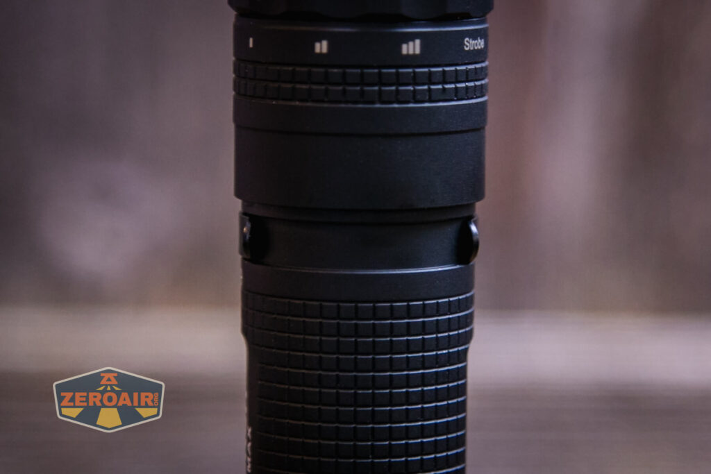 Nextorch TA30C Max One-step Strobe Tactical flashlight clip hug