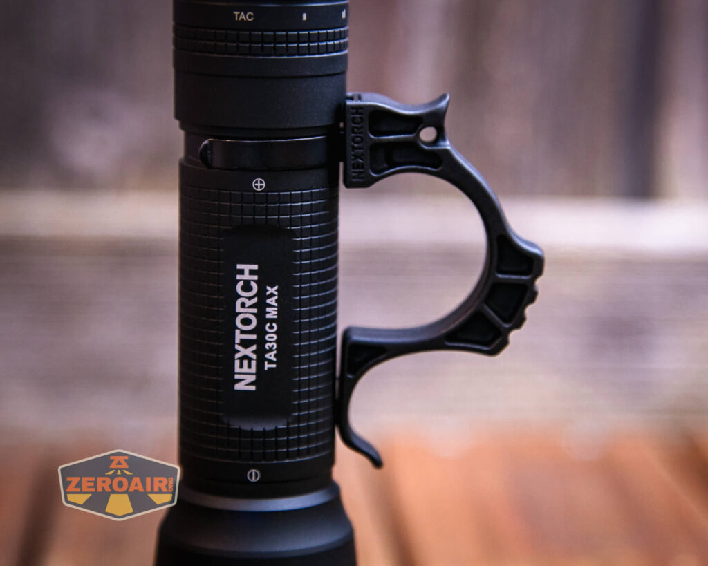 Nextorch TA30C Max One-step Strobe Tactical flashlight with fr-2 installed