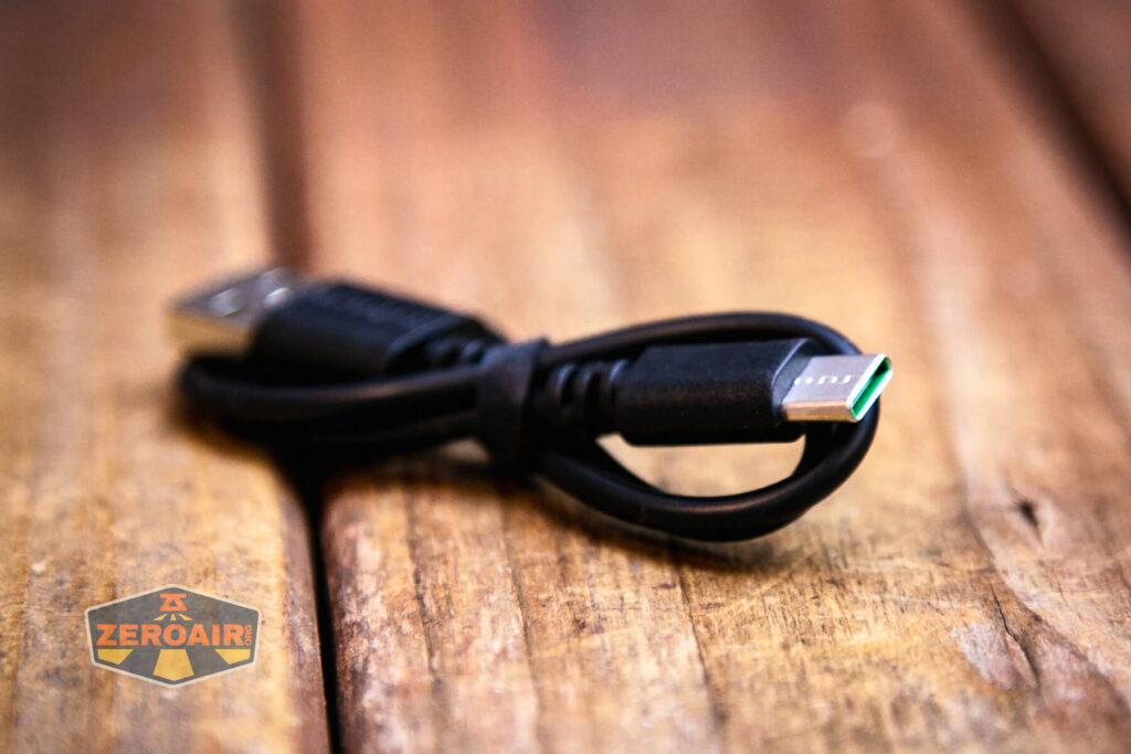 Nextorch TA30C Max One-step Strobe Tactical flashlight charging cable