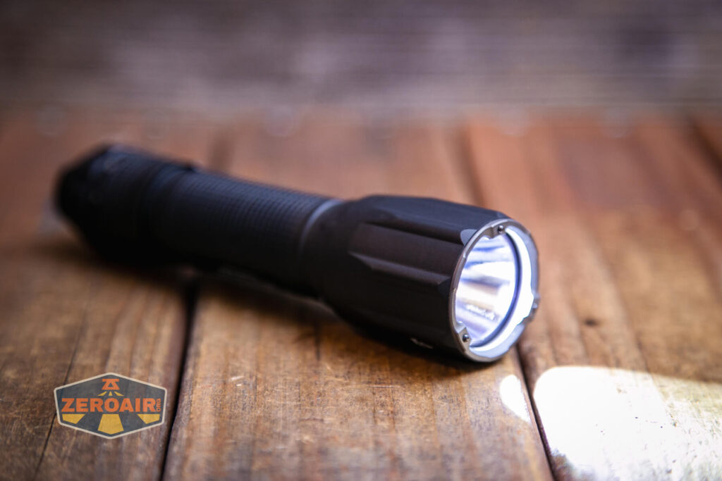Nextorch TA30C Max One-step Strobe Tactical flashlight on
