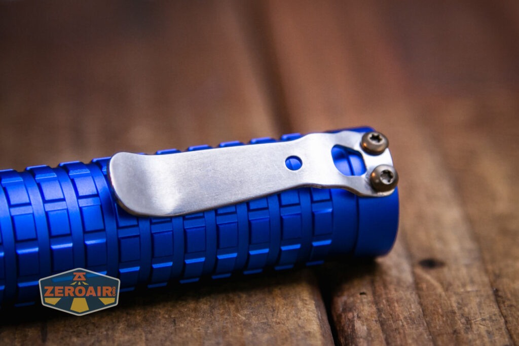 ReyLight Dawn Aluminum 18650 Flashlight pocket clip