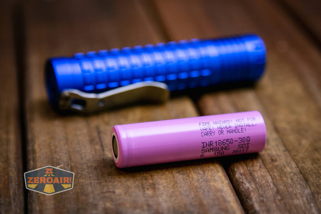 ReyLight Dawn Aluminum 18650 Flashlight with included samsung 30q 18650 cell