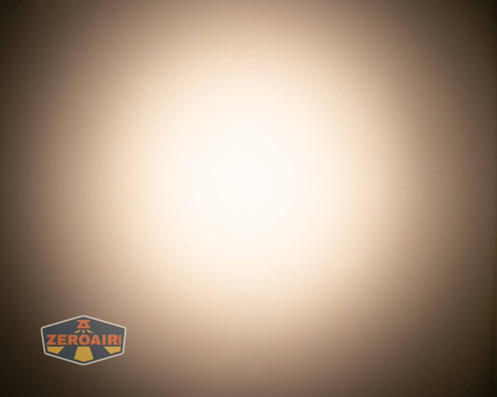 beamshots on ceiling