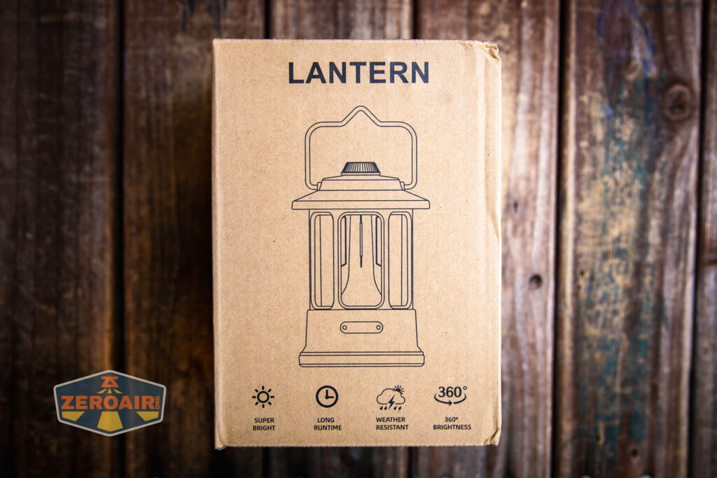 Superfire T35 rechargeable camping lantern box